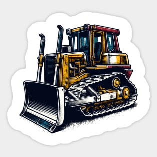 Bulldozer Sticker